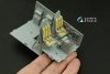 Quinta Studio QD32233 Boeing B-17E/F Pilot's cockpit. 3D-Printed coloured Interior on decal paper (HK models) 1/32
