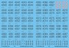 Techmod 48124 F-16 C/D Numbers 1/48