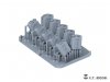 E.T. Model P72-002 US ARMY 20L FUEL CANS SET ( 3D Print ) 1/72