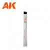 AK Interactive AK6548 SQUARE HOLLOW TUBE 4.00 X 350MM – STYRENE SQUARE HOLLOW TUBE – (3 UNITS)
