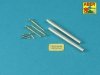 Aber 35L-235 Barrels for British WWI Tank Mk.I Male – 6 pdr. gun x 2 pcs. &amp;amp;amp;amp;amp;amp;amp; 8mm Hotchkiss m.1909 x 3 pcs. (1:35)