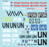 Star Decals 35-C1028 Balkan Peacekeepers #5. British Land Rover 1/35