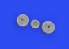 Eduard 648707 F-16 wheels early AMIYA 1/48