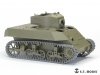 E.T. Model P35-038 WWII US ARMY M3/M5 Stuart Light Tank T16 Workable Track ( 3D Printed ) 1/35
