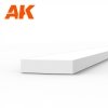 AK Interactive AK6522 STRIPS 1.00 X 4.00 X 350MM – STYRENE STRIP – (10 UNITS)