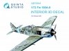 Quinta Studio QD72041 Fw 190A-8 3D-Printed & coloured Interior on decal paper (Eduard) 1/72