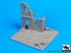 Black Dog D72009 House ruin Europe base 1/72