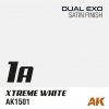 AK Interactive AK1543 DUAL EXO SET 1 – 1A XTREME WHITE & 1B ROBOT WHITE