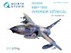Quinta Studio QD32042 F-105G 3D-Printed & coloured Interior on decal paper (for Trumpeter kit) 1/32