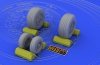 Eduard 648012 F-4C/ D/E/ F/G wheels 1/48 (Hasegawa)