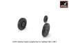 Armory Models AW48407 EE Lightning wheels w/ weighted tires, early 1/48