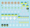 Star Decals 35-C1403 War in Ukraine # 14 Ukrainian Tanks and AFV insignias. Some of the many various insignias seen in 2022-23 1/35