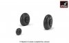 Armory Models AW72056 Iljushin IL-2 Bark late type wheels w/ weighted tires 1/72