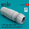 RESKIT RSU48-0255 F-100 SUPER SABRE EARLY CLOSE EXHAUST NOZZLE FOR TRUMPETER KIT 1/48