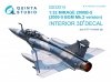 Quinta Studio QD32014 Mirage 2000B-5 (2000-5BGM Mk2) 3D-Printed & coloured Interior on decal paper (for Kitty Hawk kit) 1/32