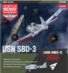 Academy 12345 USN SBD-3 Battle of Midway 1/48
