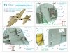Quinta Studio QD32234 Boeing B-17E/F Radio operator's compartment. 3D-Printed coloured Interior on decal paper (HK models) 1/32