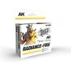 AK Interactive AK16024 RADIANCE & FIRE – INK SET 3x30ml