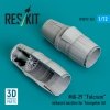 RESKIT RSU72-0267 MiG-29 Fulcrum exhaust nozzles for Trumpeter kit (3D Printed) 1/72