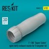RESKIT RSU32-0071 F-100 SUPER SABRE OPEN EARLY EXHAUST NOZZLE FOR TRUMPETER KIT 1/32
