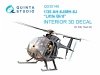 Quinta Studio QD35148 AH-6J/MH-6J 3D-Printed & coloured Interior on decal paper (Kitty Hawk) 1/35