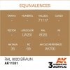 AK Interactive AK11331 RAL 8020 Braun 17ml
