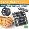 T-Rex Studio TR84003 King Tiger Late 18 Teeth Tracks w/Sprockets 1/48