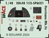 Eduard 3DL48153 Hurricane Mk. IIc SPACE HOBBY BOSS 1/48