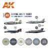 AK Interactive AK11754 RN FLEET AIR ARM AIRCRAFT COLORS 1945-2010 6x17 ml