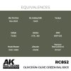 AK Interactive RC852 Olivgrün-Olive Green RAL 6003 17 ml