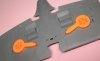 Omask 73209 Spitfire Mk.IX wheel bay plugs (for Tamiya) 1/32