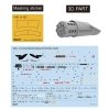Great Wall Hobby S4823 A-10C Blacksnake Indiana Air National Guard 1/48