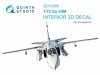 Quinta Studio QD72088 Su-24M 3D-Printed & coloured Interior on decal paper (Trumpeter) 1/72