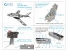 Quinta Studio QD48531 F-86A Sabre 3D-Printed & coloured Interior on decal paper (Clear Prop) 1/48