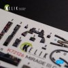 KELIK K72126 MIRAGE III C - interior 3D decals for Modelsvit kit 1/72