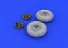 Eduard 648098 Spitfire wheels - 5 spoke 1/48 (Eduard)