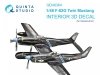 Quinta Studio QD48364 F-82G Twin Mustang 3D-Printed & coloured Interior on decal paper (Modelsvit) 1/48
