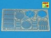 Aber 35G14 Grilles for german tank Sd.Kfz.171 Panther, Ausf.G late model (1:35)