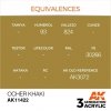 AK Interactive AK11422 Ocher Khaki 17ml
