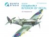 Quinta Studio QD32030 Spitfire Mk.V 3D-Printed & coloured Interior on decal paper (for Hobbyboss kit) 1/32