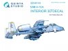Quinta Studio QD48143 A-10A 3D-Printed & coloured Interior on decal paper (for Hobby Boss kit) 1/48