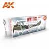 AK Interactive AK11710 WWI GERMAN AIRCRAFT COLORS 8x17 ml