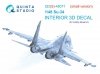 Quinta Studio QDS48071 Su-34 3D-Printed & coloured Interior on decal paper (HobbyBoss) (small version) 1/48