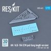 RESKIT RS72-0412 AN / ALQ-184 ECM POD (LONG LENGTH VERSION) (3D PRINTED) 1/72