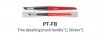 DSPIAE PT-FB Phoenix Plume Interchangeable Fine Detailing Brush Handle / Phoenix Plume Wymienny uchwyt pędzla do precyzyjnych detali