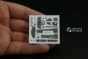 Quinta Studio QDS-32180 F-104S 3D-Printed coloured Interior on decal paper (Italeri) (small version) 1/32