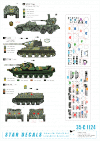 Star Decals 35-C1124 ARBiH (Muslim). T-34/85, M18 Hellcat, T-55/Hellcat, M-84, M-60PB, M53/59 Praga, PT-76B, M47 Patton 1/35