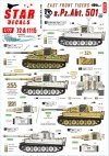 Star Decals 72-A1115 East Front Tigers s.Pz.Abt. 501 1943-44 Tiger I and Befehls-Tiger I Mid production 1/72