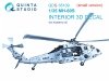 Quinta Studio QDS35109 MH-60S 3D-Printed & coloured Interior on decal paper (Academy) (small version) 1/35