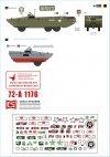 Star Decals 72-A1176 D-Day DUKW. British Amphibians # 1. 50 Coy (GT) and 299 Coy. (GT) RASC. 1/72